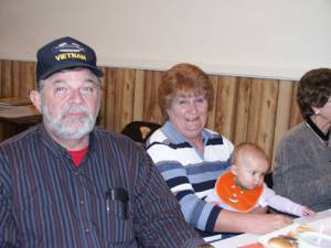 Eddie and Gail Gregory with granddaughter Alexis