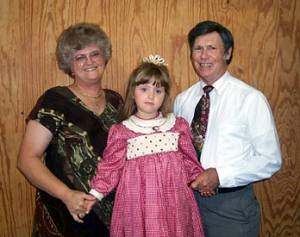 Sarah and Norah Miller, with their granddaughter, Brylaine Zimmerman