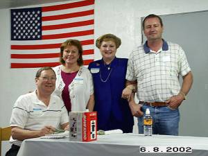 Danny Donaldson, Judy Donaldson, Diana Gregory, and Grady Gregory